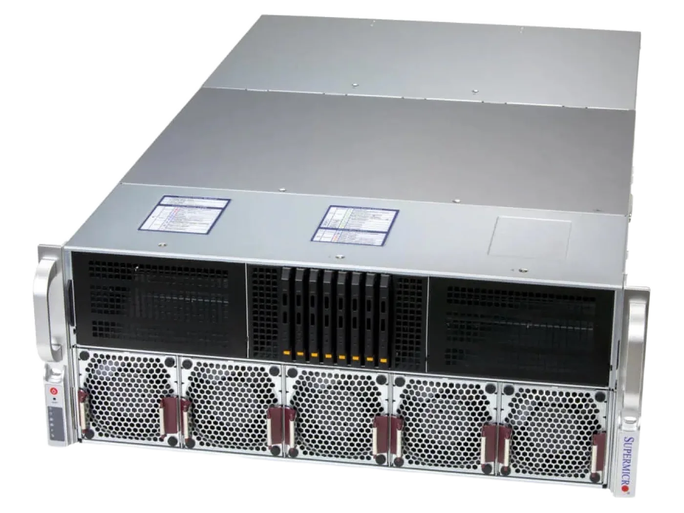 Supermicro SYS-422GA-NRT 4U GPU server, front view